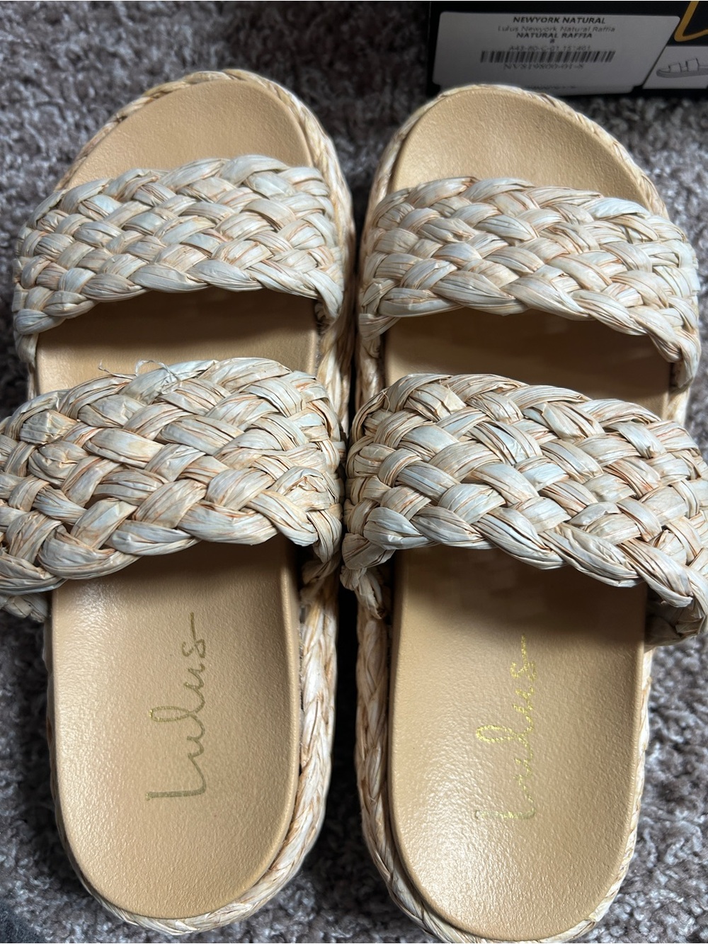 Lulus Raffia Sandals - Picture 3 of 8